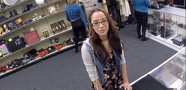  College Student Banged in my pawn shop! - XXX Pawn